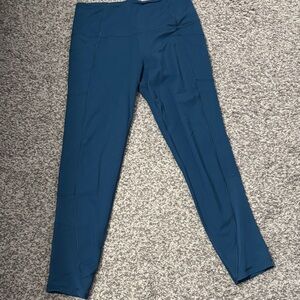 Teal High-Waisted Leggings